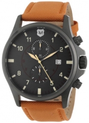 Andrew Marc Men's AM10005  Military Inspired Chronograph with Nylon Canvas Strap Watch