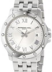 Raymond Weil Men's 5599-ST-00658 Tango Stainless Steel Case and Bracelet Silver Dial Watch