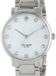 Kate Spade New York Women's 1YRU0006 Stainless Crystal Marker Bracelet Gramercy Watch