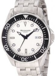 Rudiger Men's R2000-04-001 Chemnitz Black IP Silver Luminous Dial Watch