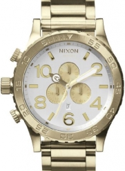 Nixon 51-30 Chrono Watch - Men's Champagne Gold/Silver, One Size