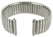 18-22mm Speidel Twist-o-flex Silver Tone Watch Band 1393/03