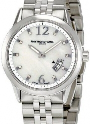 Raymond Weil Women's 5670-ST-05985 Freelancer White Mother-Of-Pearl Dial Watch