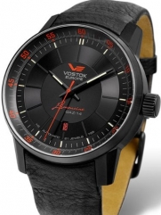 Vostok-Europe Gaz-Limo Black PVD Watch with Trigalight Gas Tube Illumination 5654140