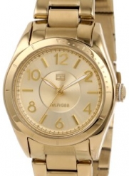 Tommy Hilfiger Women's 1781278  Casual Sport Gold-Plated 3-Hand Watch