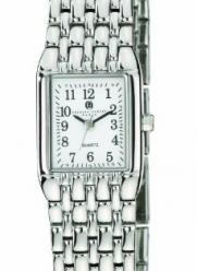 Charles-Hubert, Paris Women's 6830-W Classic Collection Chrome Finish White Dial Watch