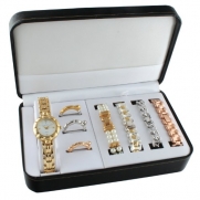 Peugeot Women's 633 Gold-tone Interchangeable Bezel & Bracelet Gift Set