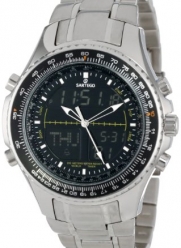 Sartego Men's SPW11 World Timer Quartz Chronograph Watch