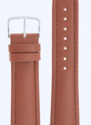 Mens Genuine Italian Leather Watchband Chronograph Style Tan 18mm Watch Band - by JP Leatherworks