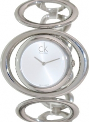 Calvin Klein Stainless Steel Round Silver Dial Women's Watch - K1P23120