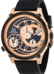Joshua & Sons Men's JS-13-RG Duel Time Quartz Chronograph Strap Watch