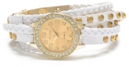 XOXO Women's XO5603 White Braided Wrap Watch