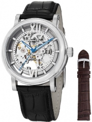 Stuhrling Original Men's 426AL.SET.01 Winchester XT Automatic Skeleton Leather Band Watch with Additional Strap