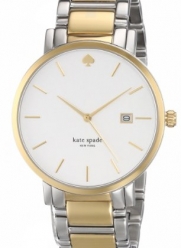 kate spade new york Women's 1YRU0108 Gramercy Grand Large Two-Tone Bracelet Watch