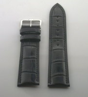 18mm Italian Leather Watch Band Strap for Oris Black