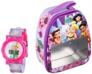 Disney Kids' FAR051T LCD Watch Set with Gift Box