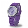 YKS NEW Classic Gel Silicone Crystal Men Lady Jelly Watch Gifts Fashion Luxury (purple)