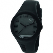 Puma Men's Black Silicone Strap Quartz Watch Steko LTD