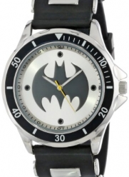 Batman Men's BAT9062 Black Rubber Strap Analog Watch