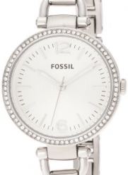 Fossil Women's ES3225 Georgia Analog Display Analog Quartz Silver Watch