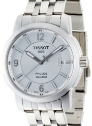 Tissot Men's T014.410.11.037.00 PRC 200 Silver Dial Stainless-Steel Bracelet Watch