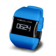 Neolog OS OLED Sky Blue Digital watch for men 3 Indication options