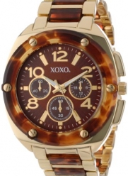 XOXO Women's XO5644 Gold Tortoise Bracelet Analog Watch