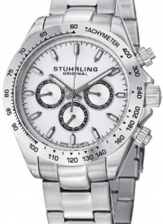 Stuhrling Original Men's 564.01 Concorso Raceway Stainless Steel Bracelet Watch