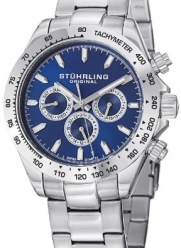 Stuhrling Original Men's 564.03 Concorso Raceway Stainless Steel Bracelet Watch