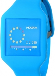 Nooka Unisex ZUB-ZIRC-NB-20 Zub Zirc Neon Blue PolyurethaneWatch