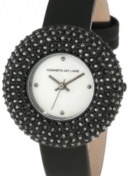 Kenneth Jay Lane Women's 2502S-01 Mother of Pearl Black Hematite Watch