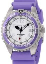 Momentum Women's 1M-DV11WP1L M1 Twist Purple Bezel Lavender Silicone Rubber Watch