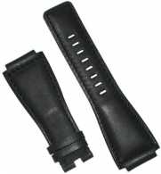 Black Leather Watchband for Bell & Ross BR01 BR03 Short