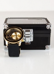 FLUD Watches The Exchange Watch - Black & Gold