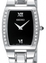 Seiko Women's SUJE79 Diamond Silver-Tone Watch