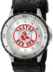 Game Time Men's MLB-VET-BOS2 Veteran Custom Boston Soxs Logo Veteran Series Watch