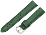 Hadley-Roma Women's LSL715RJ 180 18-mm Green Genuine Java Lizard Watch Strap