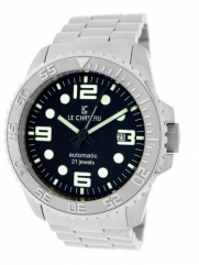 Le Chateau Men's 7083mssmet_blk Sport Dinamica Automatic See-Thru Watch