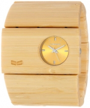 Vestal Women's RSW005 Rosewood Bamboo Bangle Watch