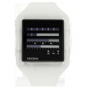 Nooka Unisex ZUB-ZENH-CL-20 Zub ZenH Clear Polyurethane Watch