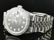 Pre-Owned Rolex Date Just 36mm with Diamond Bezel