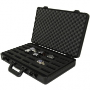 Watch Collector- Tech Swiss Watch Case Aluminum Black Briefcase Design For 25 Watches