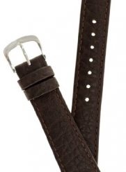 Mens Genuine Italian Leather Watchband Brown 22mm Watch Band - by JP Leatherworks