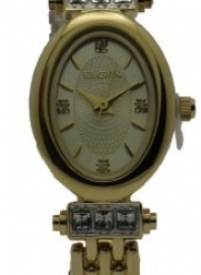 Elgin Women's Gold Tone Bracelet Crystals Watch With Extra Bracelet EG112ST