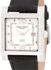 Charles-Hubert, Paris Women's 18310-WBC Diamond Baleen Collection Stainless Steel Diamond Watch