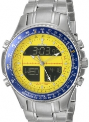 Sartego Men's SPW37 World Timer Quartz Chronograph Watch