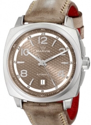 Marvin Men's M119.13.84.68 Malton 160 Stainless Steel and Leather Automatic Watch