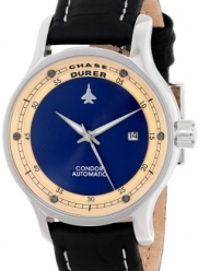 Chase-Durer Men's 501.2LI1-LEA Condor Automatic Navy Black Leather Watch