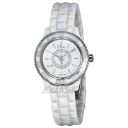 Christian Dior VIII Diamond White Ceramic Ladies Watch CD1221E2C001