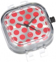 Modify Watches Unisex MW0081 Red Polka Classic Face Watch